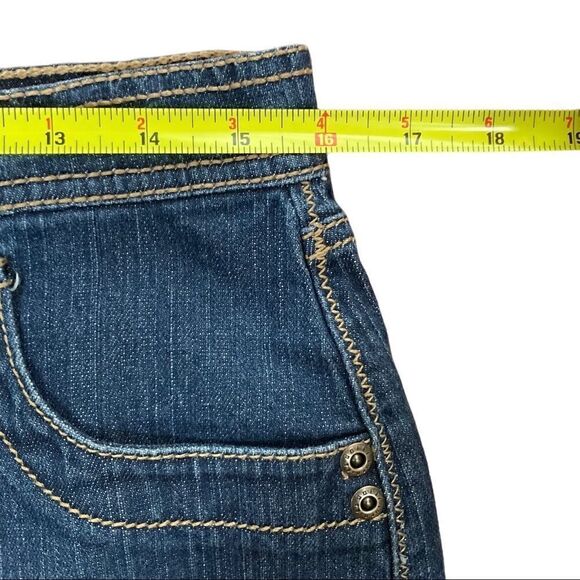 Daisy Fuentes Jean Skirt, Size 8 - Picture 6 of 7